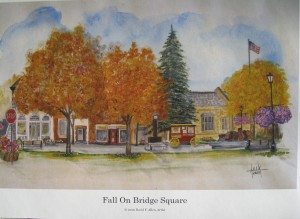 fall on bridge square