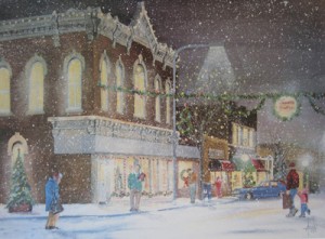 Print-city sidewalks-farmington mn-20x24-$75