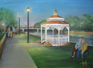 Gazeebo on the River